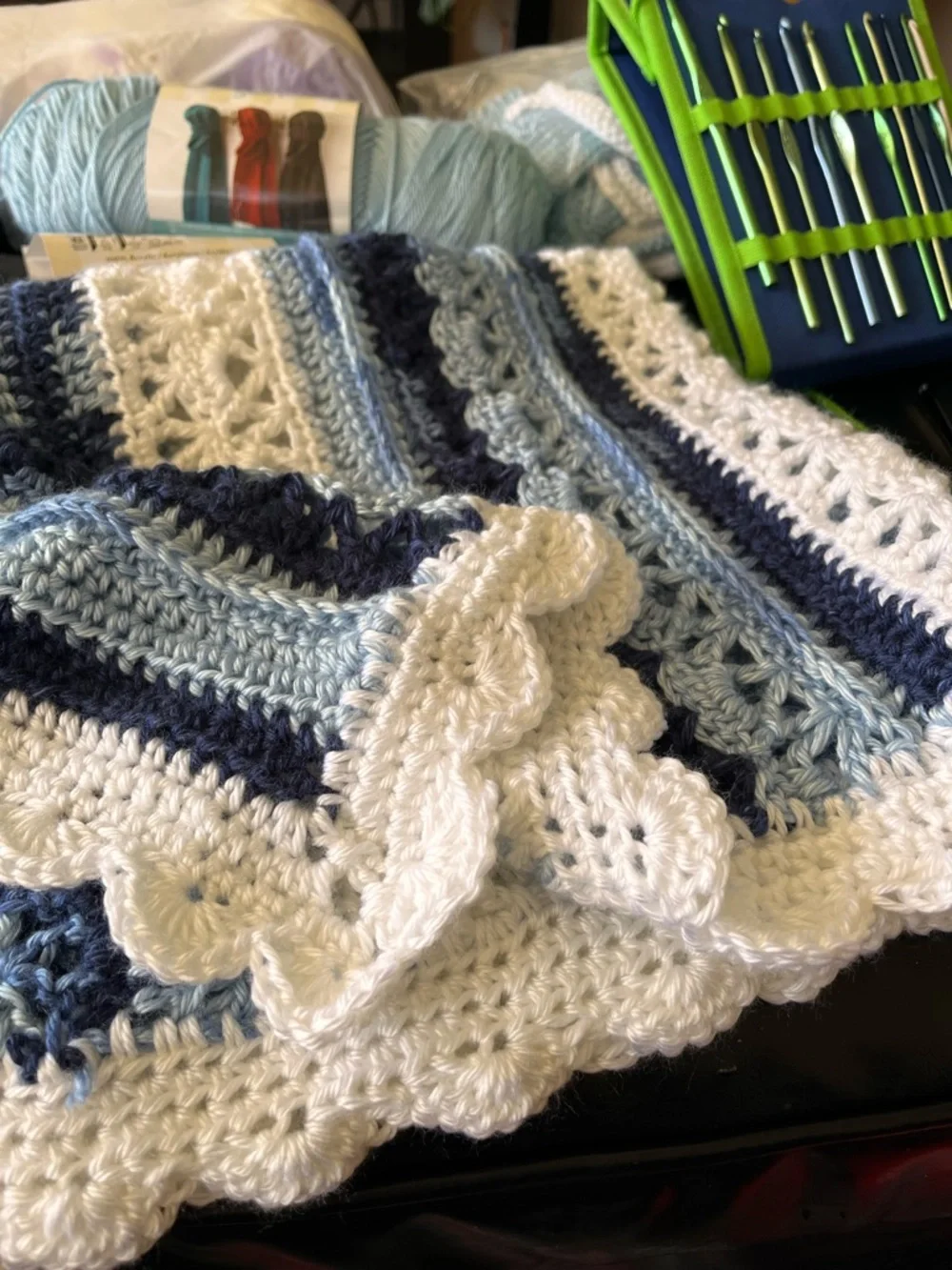 Handmade saturday blue